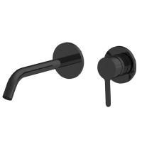 Смеситель для раковины, Fima Carlo Frattini, Snap, тип открывания воды-однорычажный, тип регулирования воды-керамический картридж, монтаж-настенный встраиваемый, отверстия для монтажа-2, высота, мм-72, вынос излива, мм-158, тип излива-неподвижный, донный 