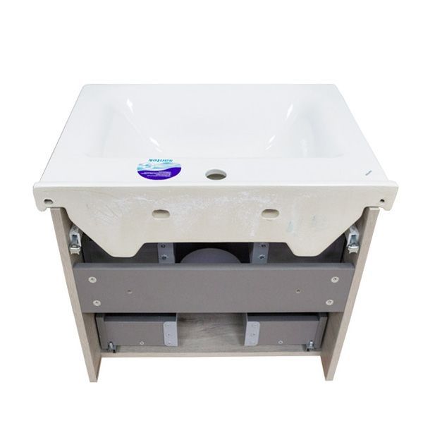 Тумба с раковиной Comforty Парма 60 4143490 подвесная Дуб дымчатый Тумба с раковиной Comforty Парма 60 4143490 подвесная Дуб дымчатый