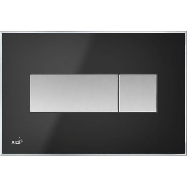 Клавиша смыва Alcaplast Basic M1375 Черная матовая