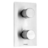 Bossini Inox Смеситель для душа, встраиваемый (внешняя часть), с девиаторм 1/2/3/4/5, цвет: сталь брашированная Bossini Inox Смеситель для душа, встраиваемый (внешняя часть), с девиаторм 1/2/3/4/5, цвет: сталь брашированная