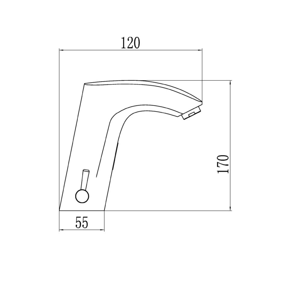 Сенсорный смеситель для раковины Savol S-GY8802, хром, артикул S-GY8802