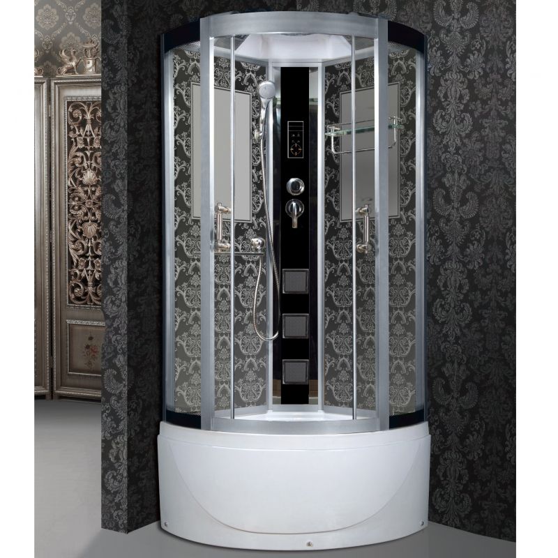 Душевая кабина Niagara Lux 7790 90x90 профиль Золото задняя стенка Золото Душевая кабина Niagara Lux 7790 90x90 профиль Золото задняя стенка Золото
