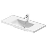 Раковина, Duravit, Duravit No.1, ширина, мм-1005, глубина, мм-480, высота, мм-170, тип установки-подвесной, отверстия для смесителя-1, с переливом, материал-керамика, вид грязеотталкивающего покрытия-WonderGliss, крепления в комплекте, цвет-белый