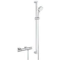 Термостат для душа GROHE Grohtherm 1000 Performance + Душевой гарнитур Tempesta Cosmopolitan 100, хром (34784000) Термостат для душа GROHE Grohtherm 1000 Performance + Душевой гарнитур Tempesta Cosmopolitan 100, хром (34784000)