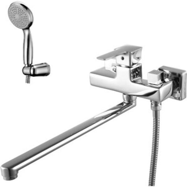 Смеситель для ванны Lemark Basis LM3617C универсальный Хром