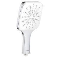 Ручной душ GROHE Rainshower SmartActive 130 Cube, 3 вида струй, белая луна (26582LS0)