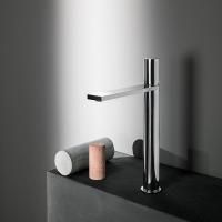 Fantini Milano Смеситель для раковины, 1 отв., без донного клапана, излив 220мм, цвет: хром