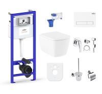 Комплект 10 в 1 Lavinia Boho Aveo Rimless 98010181, премиум с пластиковой клавишей