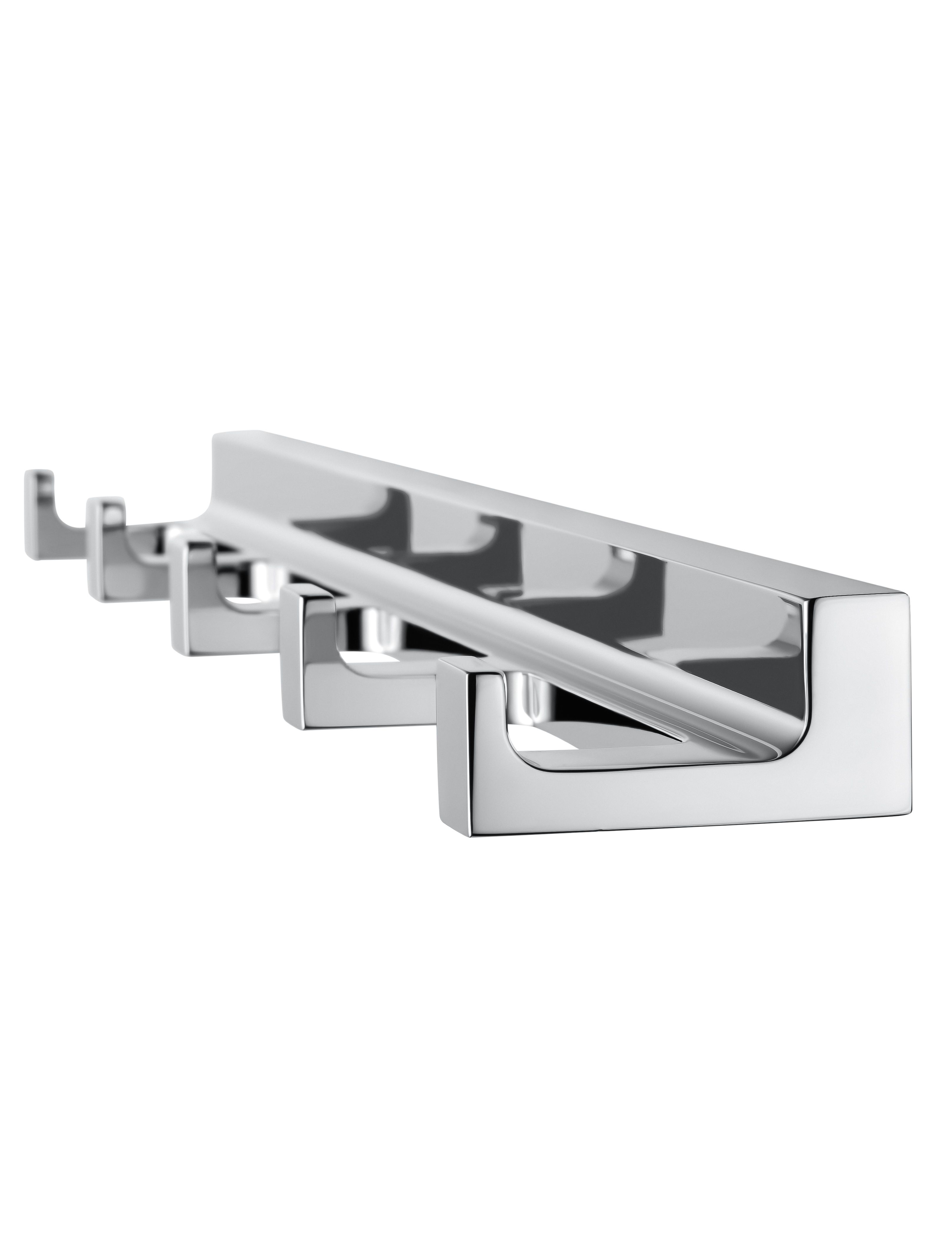 Вешалка с 5 крючками для ванной WONZON & WOGHAND ECLIPSE, Хром (WW-9155), артикул WW-9155