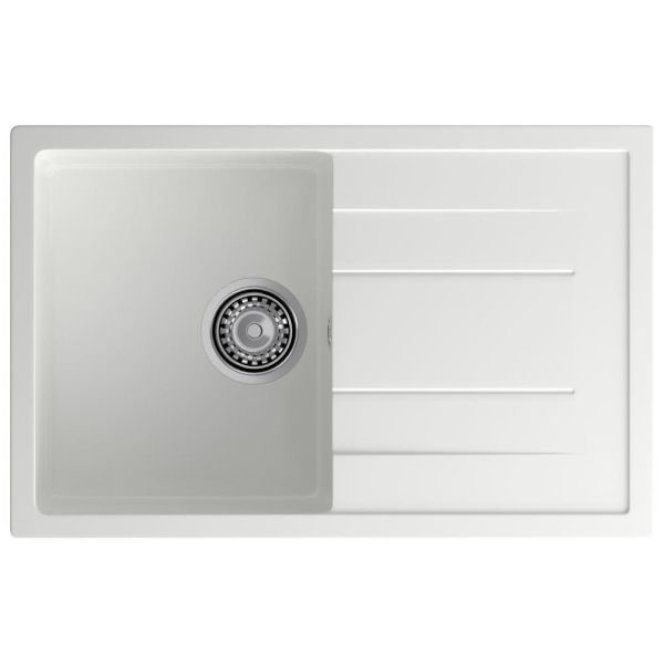 Кухонная мойка GranFest QUADRO 780L, иней