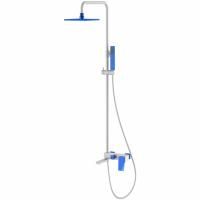 Душевая система Boheme Q 148-WUV.2 Белая Синяя