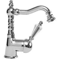 Смеситель для биде Cezares Vintage BSM2 прозрачная ручка 01 Хром