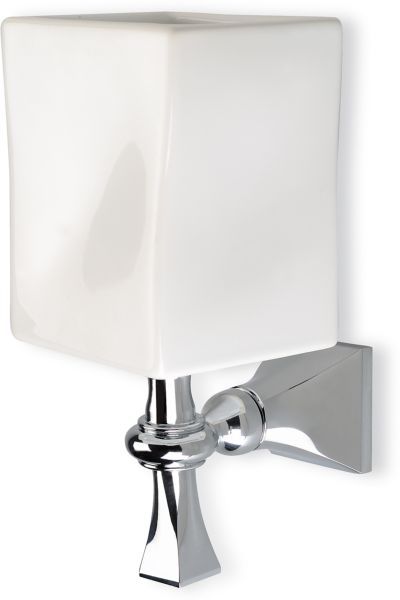 Stil Haus Prisma, настенный керамический стакан, цвет золото - черная керамика