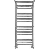 Водяной полотенцесушитель Terminus Аврора П20 400x1010 4660059582153 с полкой Хром