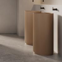 DEA DESIGN Pedestal Basin Раковина напольная d450хh900 мм, цвет dark camel