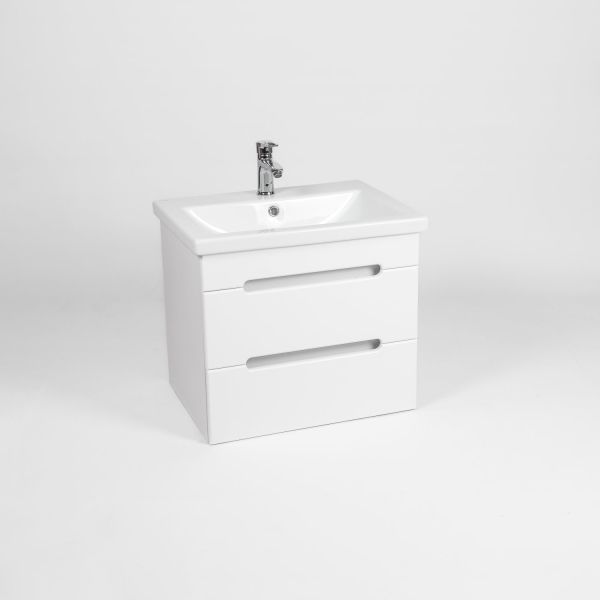 Тумба VIANT "Марсель" 2 ящика подвесная 380х460x500 под раковину .S-UM-COM70/1-w (COMO 70) (VMAR70CO-T2YP)