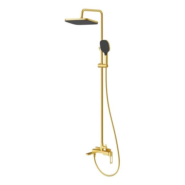 Душевая система Splenka S55.24.03, сатин золотой