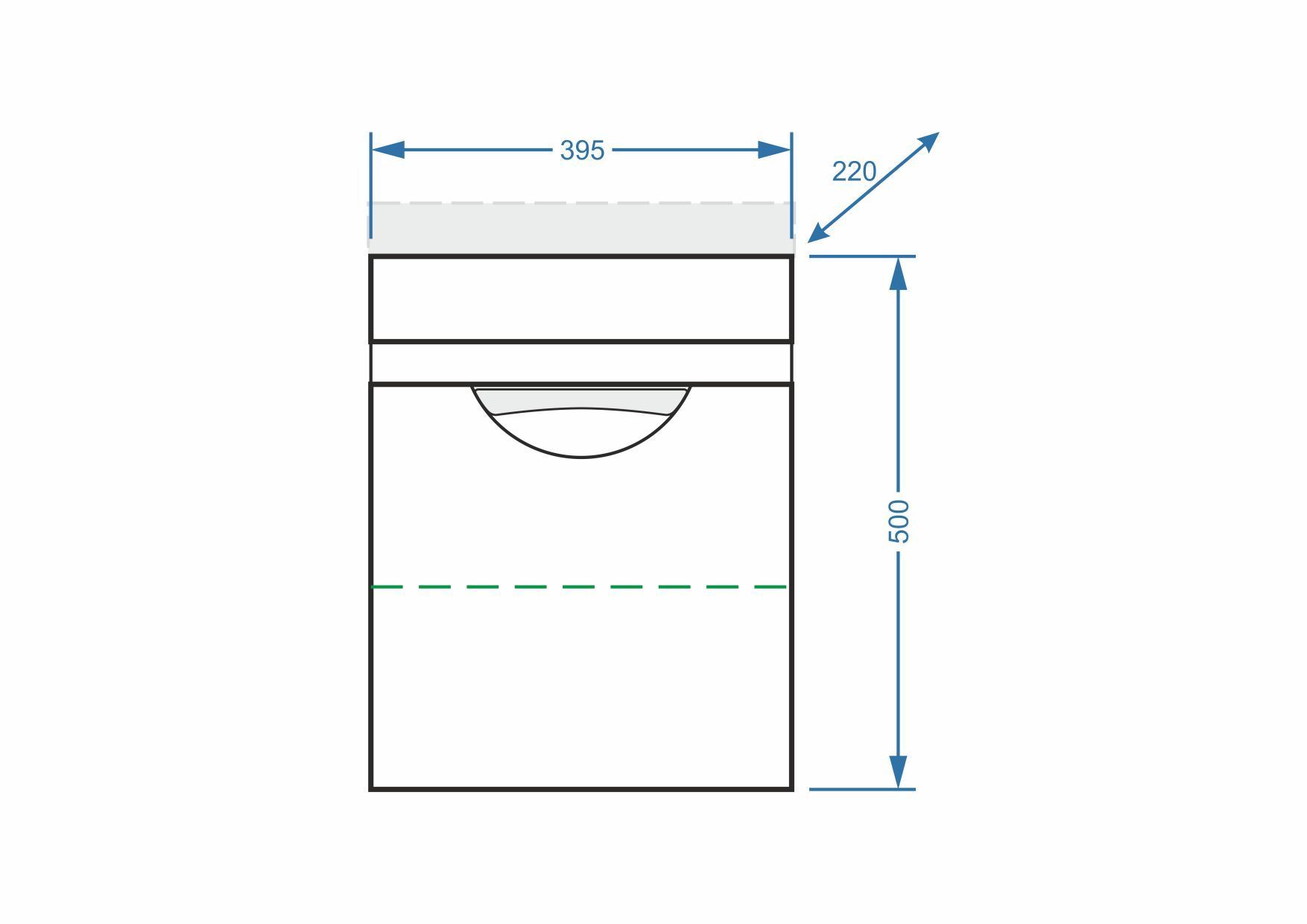 Тумба подвесная "Норина 40", Сомо 40