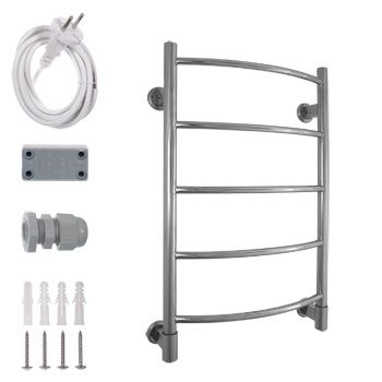 Электрический полотенцесушитель Energy H G6 800x500 Хром