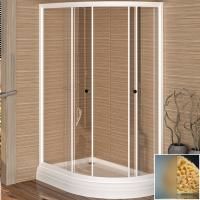 Душевой уголок Radomir 120x80 L 1-03-1-1-0-0081 с поддоном профиль Белый стекло матовое