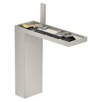 AX MyEdition Смеситель для раковины 230 без панели , цвет сталь AX MyEdition Смеситель для раковины 230 без панели , цвет сталь