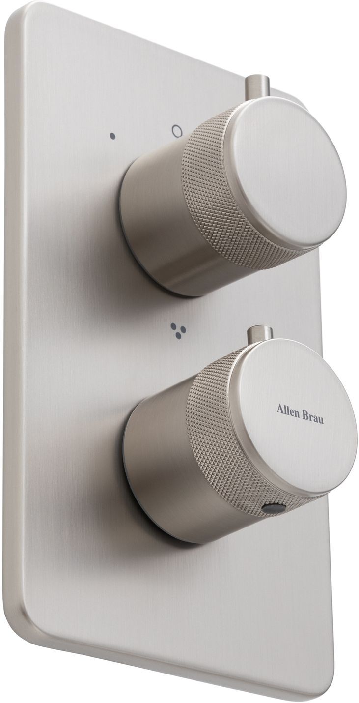 Смеситель для ванны Allen Brau Priority 5.31314-BN (с внутренней частью, 3 выхода) никель браш, артикул 5.31314-BN