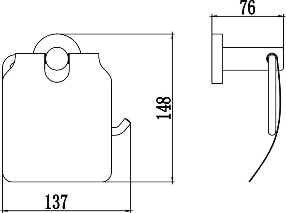 Держатель для туалетной бумаги Savol S-008751, хром, артикул S-008751