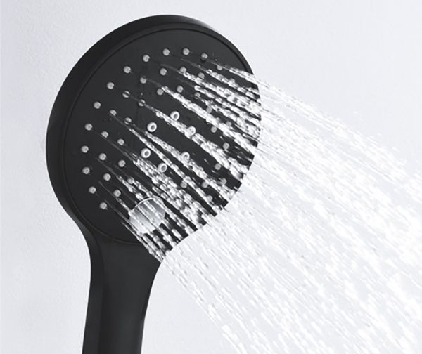 Ручной душ WasserKRAFT A078 круглый Черный