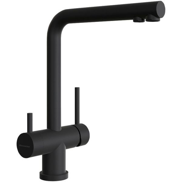 Смеситель для кухни с подключением фильтра Florentina АРЕС 333.19H.2123.501, нуар