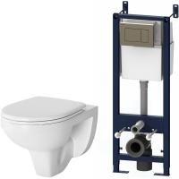 Комплект унитаза с инсталляцией AM.PM Sense IS374A1738 с сиденьем Микролифт и клавишей смыва Хром Комплект унитаза с инсталляцией AM.PM Sense IS374A1738 с сиденьем Микролифт и клавишей смыва Хром