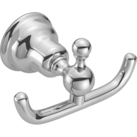 HUBER Croisette Крючок двойной, цвет хром HUBER Croisette Крючок двойной, цвет хром