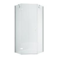 Душевое ограждение NEW TRENDY NEW AZURA L 90x90x195 K-0337 (хром)