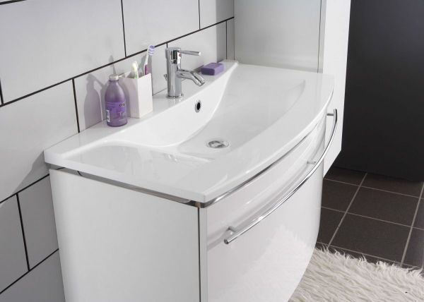 Marlin 3040city, раковина керамическая 121 см, цвет белый