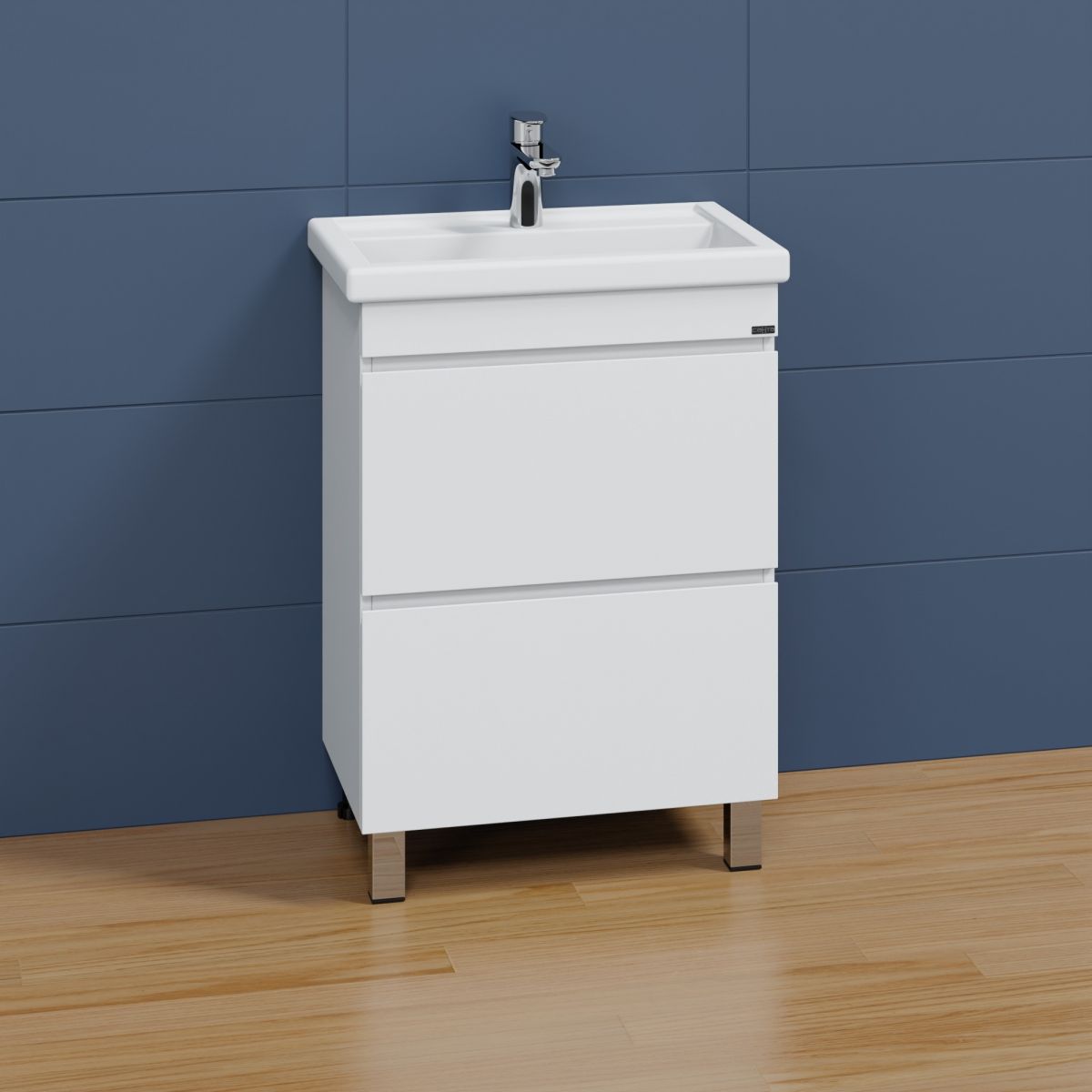 Тумба для умыв. "Марс 60" 2 ящ. напол. (ум. Фостер 60)