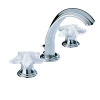 THG OCEANIA Смеситель для раковины на 3 отверстия, с донным клапаном, цвет хром