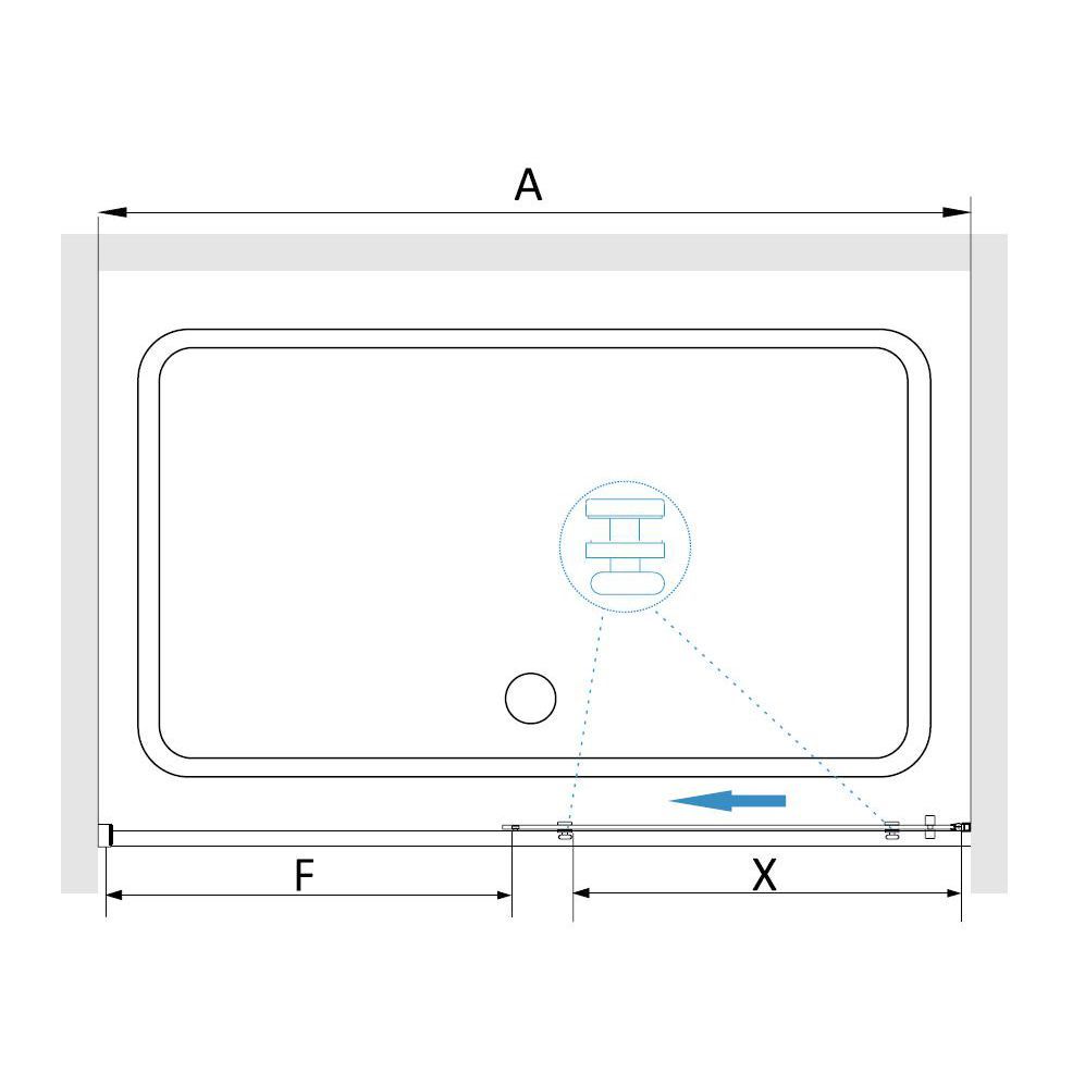 Душевая дверь RGW SV-12G (1000, Прозрачное) Душевая дверь RGW SV-12G (1000, Прозрачное)