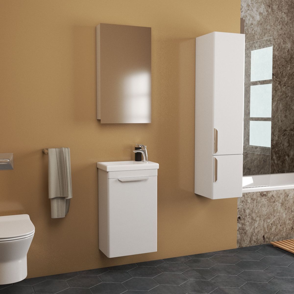 Зеркальный шкаф Vind 40