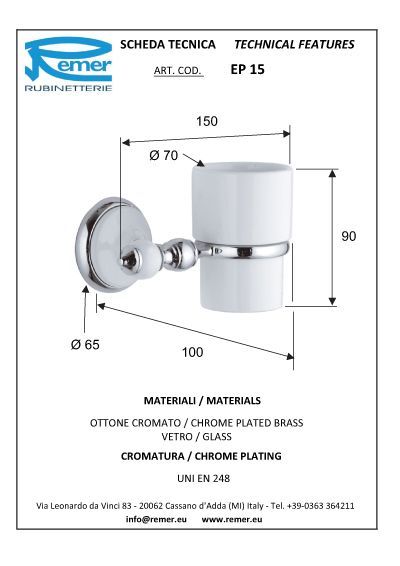 Epoca Стакан RR EP15