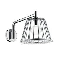 AX LampShower Верхний душ, Ø 275мм, 1jet, с настенным держателем, с подсветкой, дизайн Nendo, цвет: хром AX LampShower Верхний душ, Ø 275мм, 1jet, с настенным держателем, с подсветкой, дизайн Nendo, цвет: хром