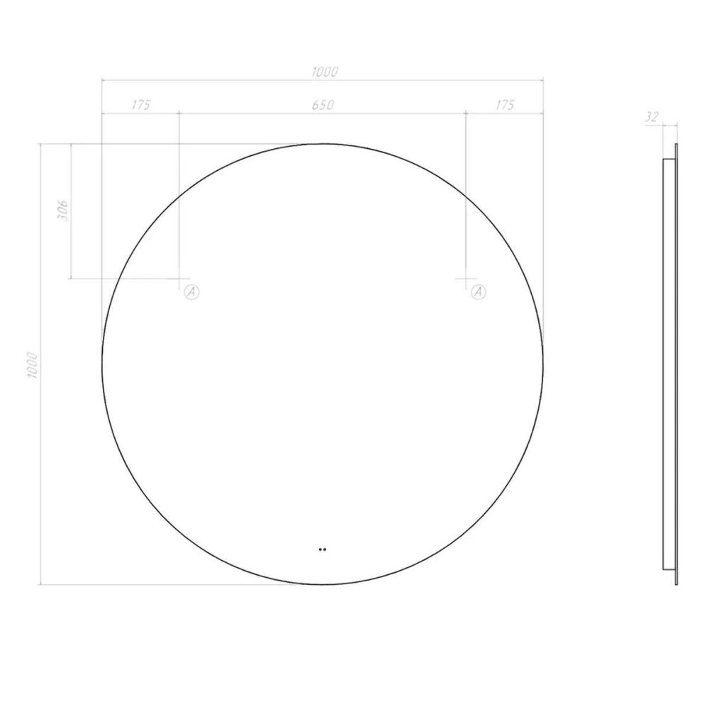 Зеркало VIGO Otti Classic 1000, артикул 087