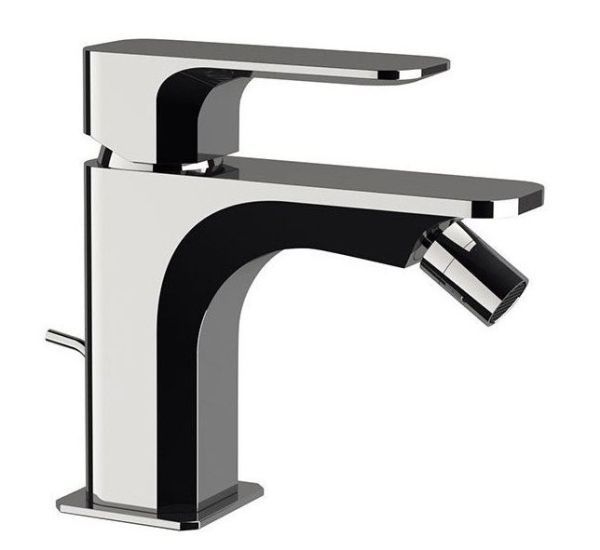 Daniel Tiara, однорычажный смеситель для биде с донным клапаном, цвет графит