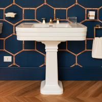 DEVON NOBEL Раковина 86х56х23 cм., подвесная, с 3 отв под смеситель, цвет белый (можно комплектовать пьедесталом IBCOLBLUES) DEVON NOBEL Раковина 86х56х23 cм., подвесная, с 3 отв под смеситель, цвет белый (можно комплектовать пьедесталом IBCOLBLUES)