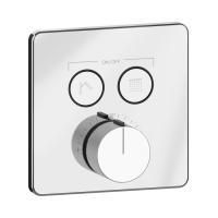 GESSI HI-FI COMFORT Смеситель настенный встраиваемый, термостатический, с 2 запорными кнопками, цвет хром