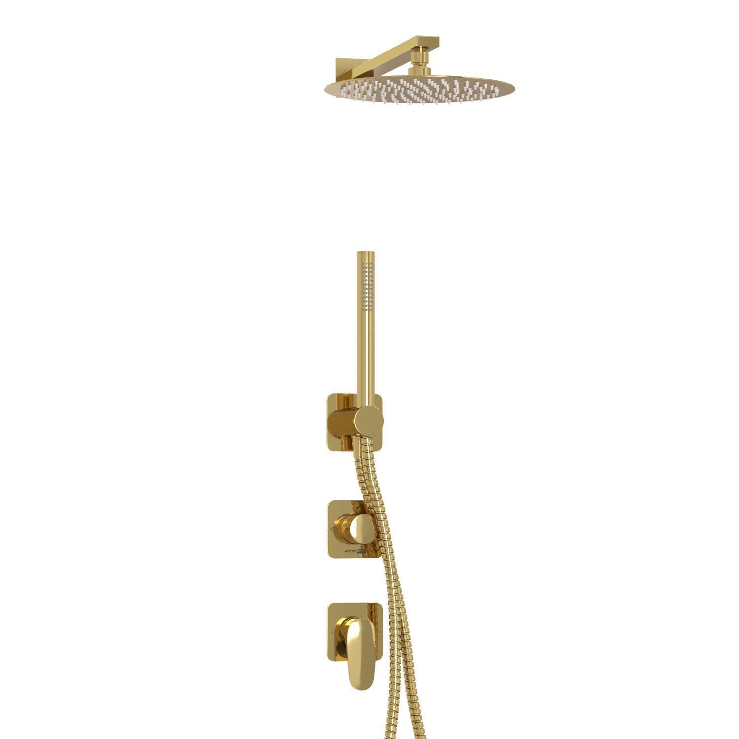 A2151.277.183.208.280.197.281  Встраиваемый комплект для душа с верхней душевой насадкой и лейкой