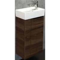 Тумба с раковиной Comforty Асти 40 00-00000834 подвесная Дуб темно-коричневый Тумба с раковиной Comforty Асти 40 00-00000834 подвесная Дуб темно-коричневый