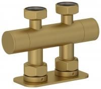 Вентиль 2х3/4" прямой скрытый-скрытый EU50 (Матовое ЗОЛОТО) Вентиль 2х3/4" прямой скрытый-скрытый EU50 (Матовое ЗОЛОТО)