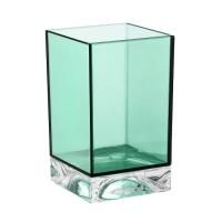 Стакан, Laufen, Kartell by, одинарный, ширина, мм-70, глубина, мм-70, высота, мм-120, тип установки-настольный (свободностоящий), материал стакана-пластик, цвет-изумрудный зеленый