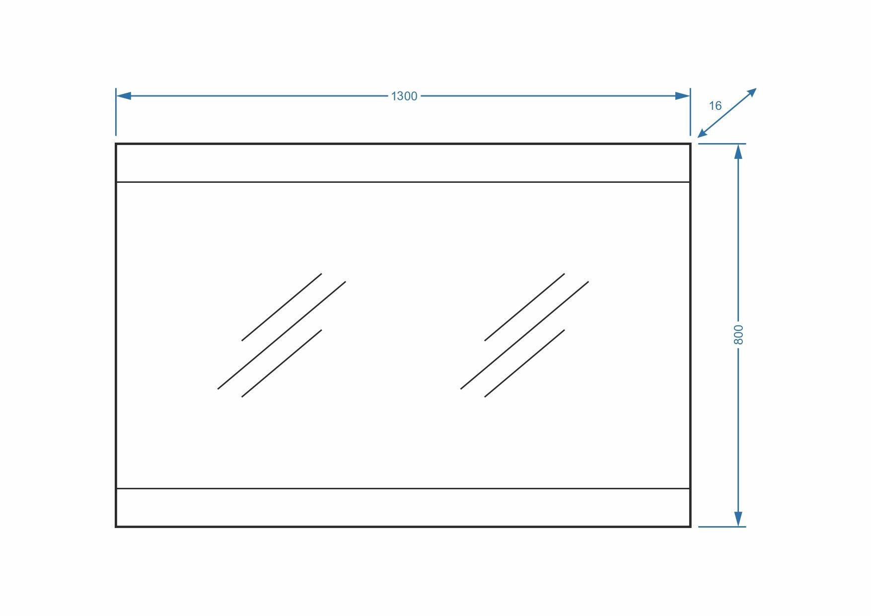 Зеркало "Мадлен 130"
