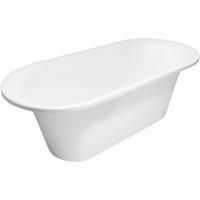Ванна из искусственного камня Эстет Лион 174x80 Белая