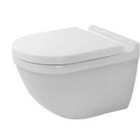 Duravit Starck 3 Комплект: подвесной унитаз Rimless 25270900001 с покрытием WG + сиденье с микролифтом (Soft Close) 006389